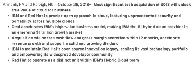 被IBM收購是紅帽最好的結局嗎?
