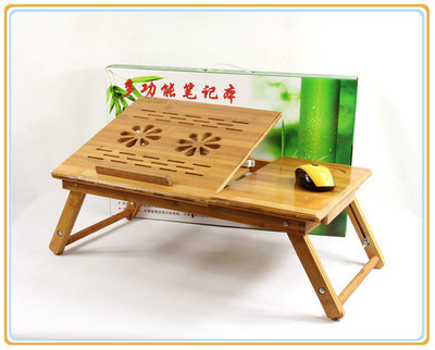 【廠家批發(fā) 楠竹筆記本電腦桌 床上桌 折疊桌 大號】價格,廠家,圖片,桌類,龍泉市奇客竹木制品廠-